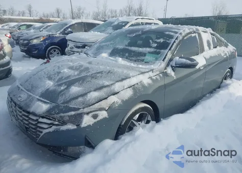 2022 Hyundai Elantra Limited z USA, uszkodzony, nr VIN KMHLP4AG7NU348529